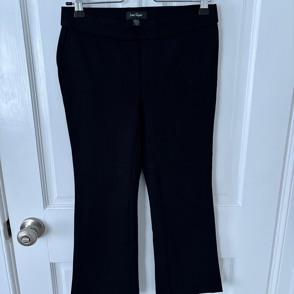 Lord & Taylor Classic Black Trousers